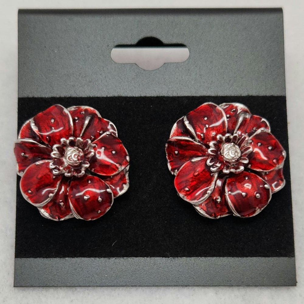E. Pearl Flower Earrings #294